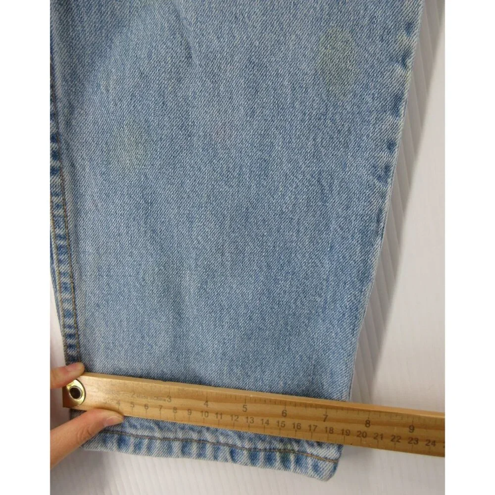VINTAGE Levis 550 Jeans 33X32 Relaxed Fit Tapered Red Tab Denim 90s *